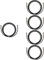 Amosfun 5 Pz Tubo ingresso aria in ferro connettore rapido all'aperto alto calore Tubo ad alta pressione per applicazioni industriali accessori per vapore per ferro da stiro a vapore Black