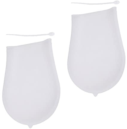 MUCKLILY Manga Pastelera Antiadherente de Silicona 2 Piezas Utensilios de Cocina para Pan Bolsa de Masa de Grado Alimenticio para Pasteles y Fideos Tamaño Grande