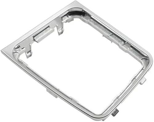 Wivplex Pommeau de levier de vitesse, for transmission manuelle, for Golf 7 7.5, for Golf, for conduite à gauche, soufflet de levier de vitesse, couvercle de boîtier, cadre, support, style chromé, poi