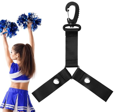 Generisk cheerleading pompon-hållare – organisationsbälte – hängaren för pompon-hållare | för flickor i cheerleading för tävlingar teamevenemang skolaktiviteter och dans