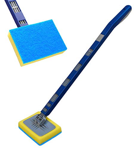 KCT Handheld Household Telescopic Cleaner with Interchangeable Head