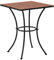 vidaXL Mosaik Bistrotisch Gartentisch Balkontisch Mosaiktisch Terrassentisch Tisch Beistelltisch Gartenmöbel Terrakotta 60cm Keramik