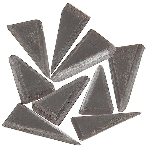 Veemoon 9piezas Cuña De Hierro Cuñas Resistente Para Mango De Madera Accesorio De Fijación De Mango Herramienta Para Trabajar La Madera