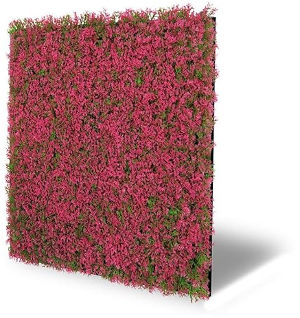 JANGAL Pannelli acustici Modulabili in FLORA sintetica ULTRAREALISTICA 52x52cm mod. PINK