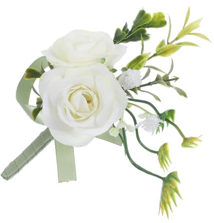 GALPADA Braut Und Bräutigam Ansteckblume Künstliche Blume Für Hochzeiten Partys Und Feiern Elegante Corsage Für Brautjungfern Und Gäste Hochzeitsaccessoire Designs
