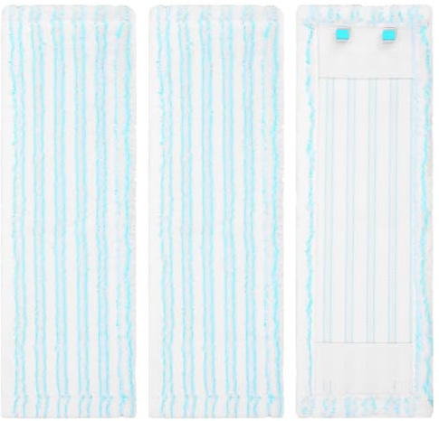 3 Pack Ersatz-Wischbezüge für Leifheit Profi XL Micro Duo/Profi XL Cotton Plus alle Stiel Bodenwischer, geeignet für alle Böden, Mikrofaser Ersatzbezug für Leifheit, Flecken schnell entfernen