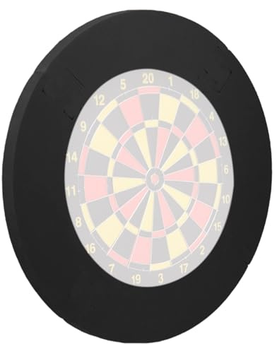 Dart Catchring Surround, anello di protezione per bersaglio, bordo per bersaglio, bordo per bersaglio, bordo surrounding con retro robusto per la protezione della parete del garage, rotondo