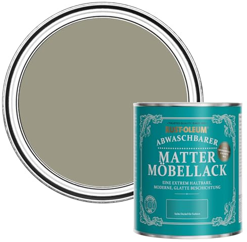 Rust-Oleum Green Furniture & Skirting Board Paint in Matt Finish - Grounded 750ML (SHDRCT893)