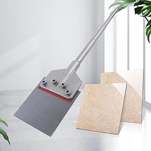Sds Max Ciseau à mastic pour colle tapis grattoir de sol en acier pour carrelage Outil de retrait Spatule de sol Burin bêche Burin large Burin à mastic Céramique Carrelage mural Grattoir