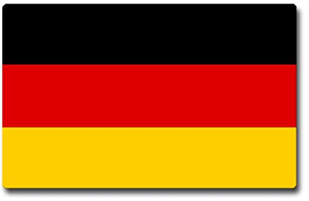 TRIOSK Kühlschrankmagnete Länderflaggen Magnet Flagge Deutschland Länder Reise Souvenir Geschenk für Reiselustige Frauen Männer Weltenbummler Kühlschrank stark eckig groß 85x55 mm