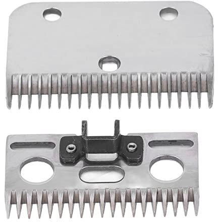 Artillery Schermesser,2 Stücke 21 Zähne Pferdeschermaschinen Klingen Hartmetall Abriebfestigkeit Pferdeschermaschinen Klingen Ersatz Für Pferde Rinder Ziegen Tiere Mit Dickem Fell