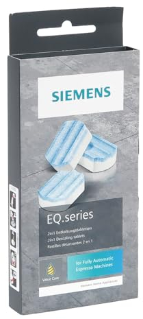 Siemens Entkalkungstabletten TZ80002 für Kaffeevollautomaten, 1 x 3 Stück