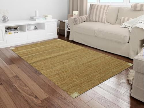 Vente-unique - Alfombra de Yute Tejida a Mano - 160 x 230 cm - Natural - Araya