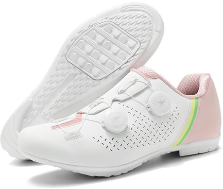 Hixingo Zapatilla de Ciclismo MTB Hombre Mujere Zapatos Bicicleta de Carretera Montaña Exterior con Suela de Goma Antideslizante, Unisex Autopista Zapatillas de Ciclismo, 37-47 EU