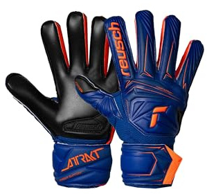 Reusch Goalkeeper Gloves for Kids and Teens | Finger Protection and Strong Grip | for Training and Matches | Attrakt Infinity Finger Support Junior