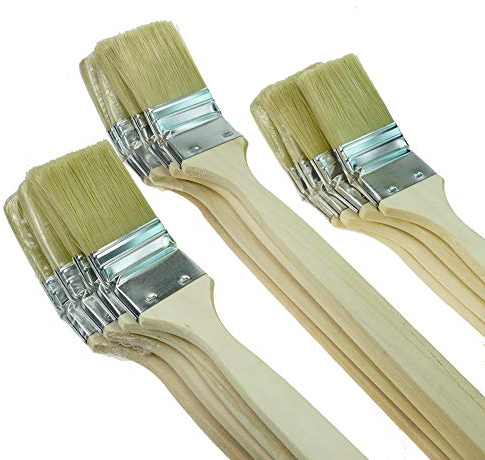 ROTIX -98117 12 x Brochas para radiadores de esquinas, 50 mm de cerdas de polimix