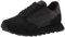AX Armani Exchange Herren Sneaker Turnschuh, Schwarz, 43 EU