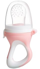 Babyjem Baby Fruchtsauger Schnuller Obstschnuller für BabysSchnuller für Obst, Gemüse & Babynahrung Beißring, Rosa