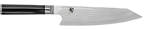 KAI Shun Classic Kiritsuke 20 cm - couteau damassé 32 couches noyau VG MAX - 61 (±1) HRC - manche en bois de pakka - Fabriqué au Japon - couteau de chef japonais, couteau de cuisine forgé