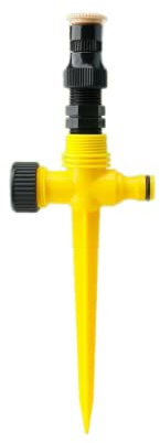 Spruzzatore da giardino, di irrigazione automatico di rotazione a per 360 ° giardino prato irrigatore patio risparmiare acqua