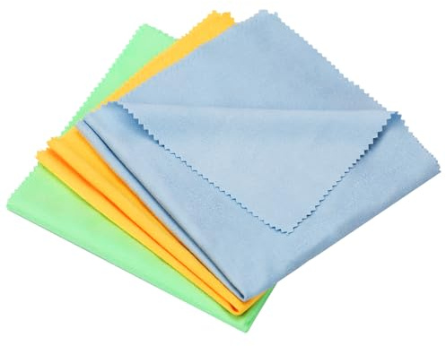 3 Pcs Flute Cleaning Cloth Microfiber Clean Cloths Violin Cleaning Cloth Soft Lint Free Guitar Cleaning Cloth for Flute Cello Viola Trumpet Clarinet String Instruments, 11.8x11.8inch