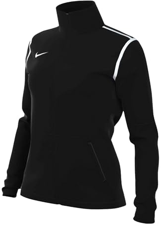 Nike FJ3024-010 W NK DF PARK20 TRK JKT K R Jacket Women's BLACK/WHITE/WHITE Size L
