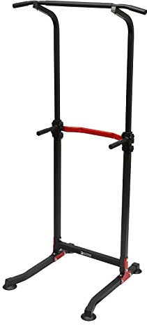 Power Tower, höjdjusterbar från 165–210 cm, dip station, multifunktionell träningsutrustning med pull up-stång