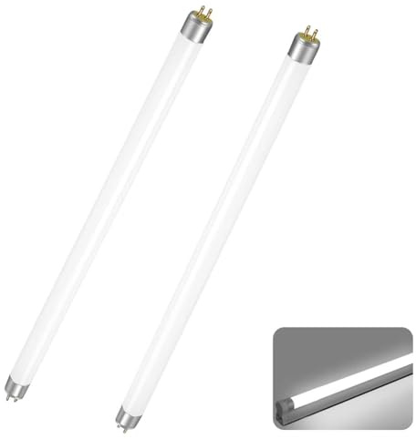 Generico T5 Tubi Fluorescenti 300mm 8W, 2 Pezzi T5 Bianco Caldo 4000K, 560LM, Attacco G5, Luce a Basso Consumo Energetico, Luce di Emergenza a Risparmio Energetico, per Cucina, Bagno, Armadio, Garage