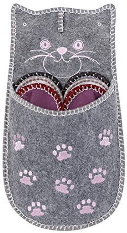 X-Labor Filz Pantoffeln Gästehausschuhe 6er Set mit Antirutsch Sohle Unisex Größe 38/44 Passend für Viele Gäste