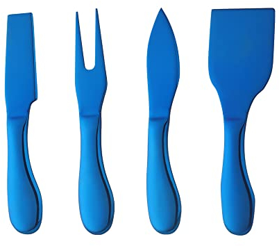 Buyer Star Käsemesser 4er Set Blauschimmel käsegabel Käsespatel Käsemesser Edelstahl Käsehobel/Käsehobel