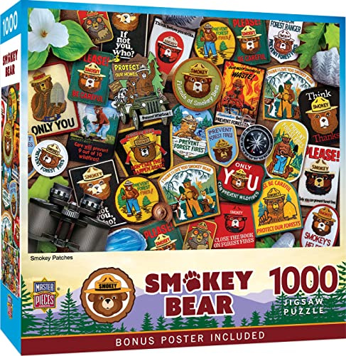 Smokey Bear Patches 1000pc Puzzle
