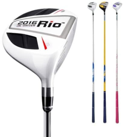 Golf Wood Driver #1 Wooden Golf Club Wood Kids Fairway Wood Junior Golf Putter for 3-12 Girls Boys Golf Clubs (Yellow,for Age 6-8)