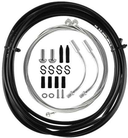 13 Set Bowdenzug Fahrrad Bremszug Fahrrad Schaltseil Set, Fahrrad Bremsseil, Universal Fahrrad Schaltzug Set für Rennrad Fahrrad: Vorderradbremse Hinterradbremse, Bowdenzug Hülle, Bowdenzug Endkappe