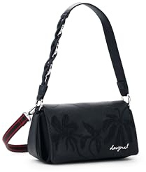 Desigual borsa a tracolla Mirenis Naron Mini Flap Bag Black nero