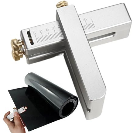 JIEBWCHA Herramienta para cortar tiras de cuero - Punzones ajustables manuales,Cortador de tiras y correas | para Fabricación de Relojes, Bolsos, Carteras, Calzado y Artesanía en Cuero