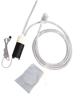 Zambuph Equipo de elaboración de Cerveza para el hogar Dispositivo portátil succión Vino Incluye Bomba Vino eléctrica Filtro Bomba eléctrica Cuenta con un Motor, Claro, Tubo de Silicona de 2.5 m