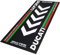 Bike It Teppich Biketek Ducati Serie 4 Garagenmatte Motorradteppich