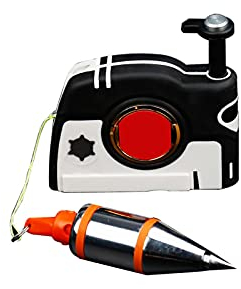 Senklot-Setter, magnetischer Senklot-Rite mit 4,5 m langem, automatisch zurückspulendem Kabel Schnellstabilisierender Bob kann die Schnur automatisch dehnen und schnell stabilisieren