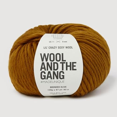 Ull och gänget, Lil' Crazy Sexy Ull, Bronzed Olive, 100 g, Chunky