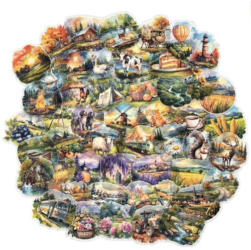 Sticker scrapbook accessori adesivo album fotografico adesivi animali fiori carini vintage adesivi estetici diario adesivo scrapbook natura piante
