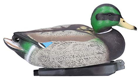 Nosqew Stampo a forma di anatra artificiale, decorazione in plastica, squisita fattura, linee morbide, dettagli raffinati, alta simulazione, bella realistica, per giardino (#1)