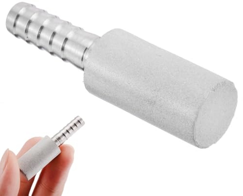 VANZACK 316 Stainless Steel Aeration Stone 0.5mm Food Safe Air Stone Diffuser for Home Brewing Beer and Wine Oxygenation Equipment