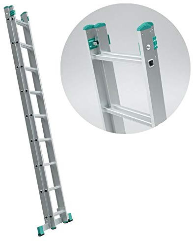 Echelle Transformable 2 Plans coulissante Extensible 9 marches