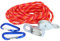 com-four® Flaschenzug für Kinder ab 8 Jahren, Seilzug bis max. 15kg (rot)