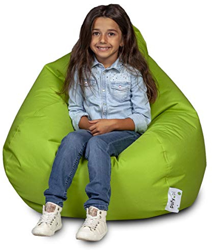 Ecopuf Oscar Puff Fåtölj Inomhus och Utomhus Sovsäck - Fläckbeständig Polyester Puff med Handtag