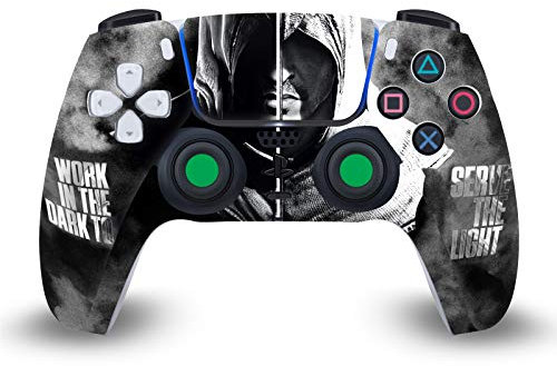 Head Case Designs Officially Licensed Assassin's Creed Half Legacy Typography Vinyl Faceplate Sticker Gaming Skin Decal Cover Compatible With Sony PlayStation 5 PS5 DualSense Controller