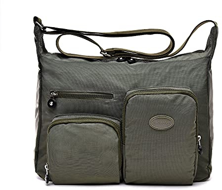 Efanliu Bolso Bandolera Mujer Grande Impermeable Nylon Bolsos de Universidad Mujeres Crossbody Mensajero Grandes