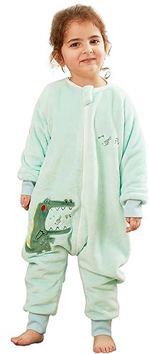 Tolaler Baby Schlafsack mit Füßen, Weiche und Bequeme Schlafsack mit Beinen Winter Niedlichen Tiermustern für Baby Schlafsack mit Füßen Winter (Unisex)