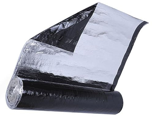 Tela Asfaltica Autoadhesiva, Cintas De Butilo Impermeable, Cinta De para Reparación Autoadhesiva Bituminosa, para Caravanas, Techo, Ventana, Ruptura De Tuberías, Goteras, Grietas (Size : 0.5x1m)