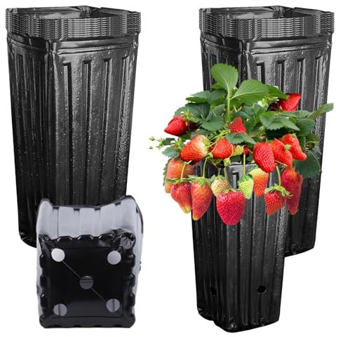 1/2 set di vasi per piantare profondi, vasi alti per vivaio, contenitori per piante profonde, vasi da fiori per piantine da vivaio, vasi grandi per piantare piante profonde, contenitori per alberi